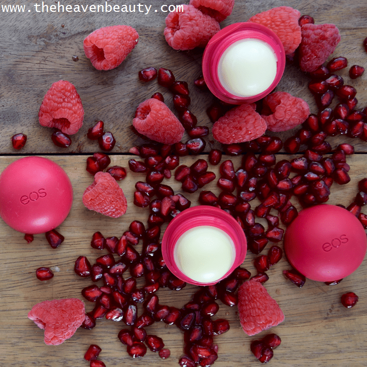 Lip balms - EOS Organic Balm Lip - Pomegranate Raspberry