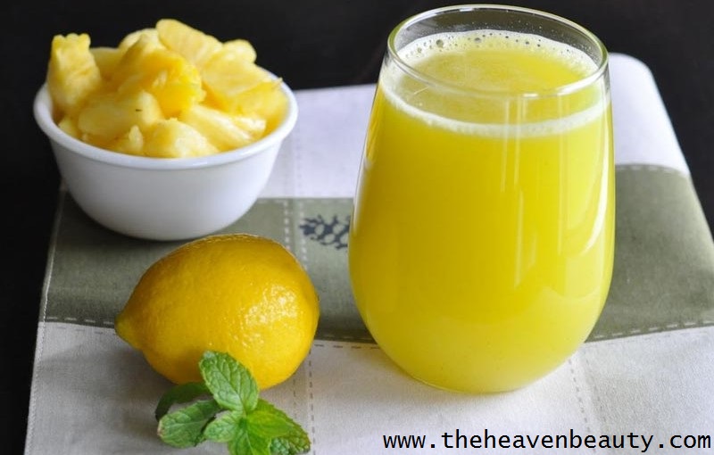 Skin pigmentation - pineapple and lemon juice