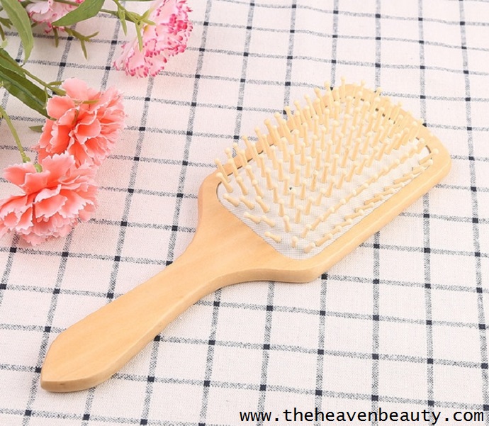Wooden hair brushes and combs