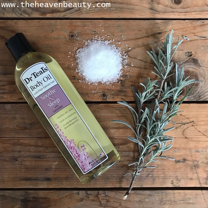 Best bath oils - Dr. Teal's pure Epsom salt body oil soothe and sleep with lavender