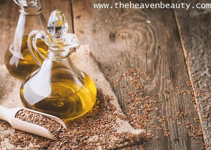 Flaxseed oil for forehead wrinkles