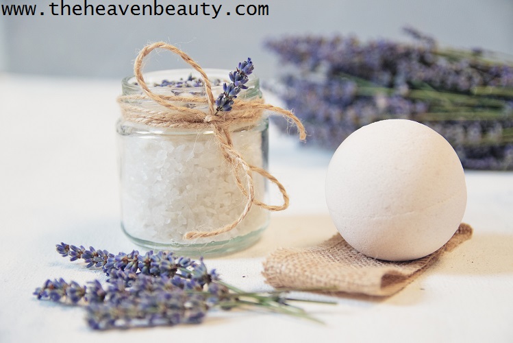Lavender and sea salt bath bombs - Beauty tips in Hindi