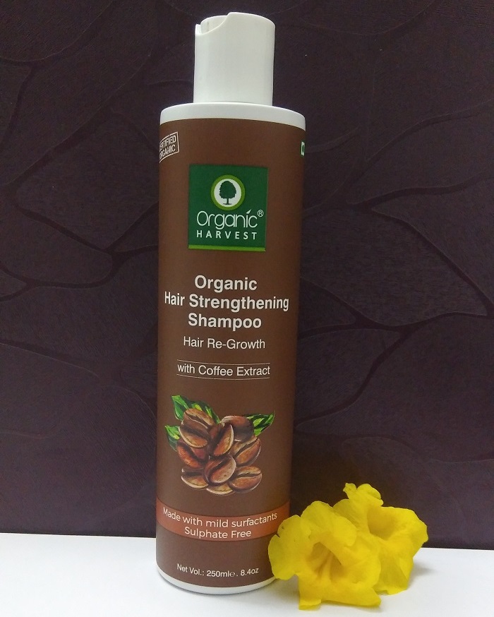 Organic Harvest Shampoo  with Coffee Extract for Hair Strengthening